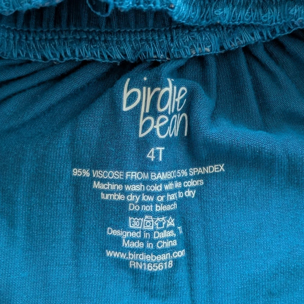 Birdie Bean Joey Bamboo Viscose Overall Skirt Size 4T